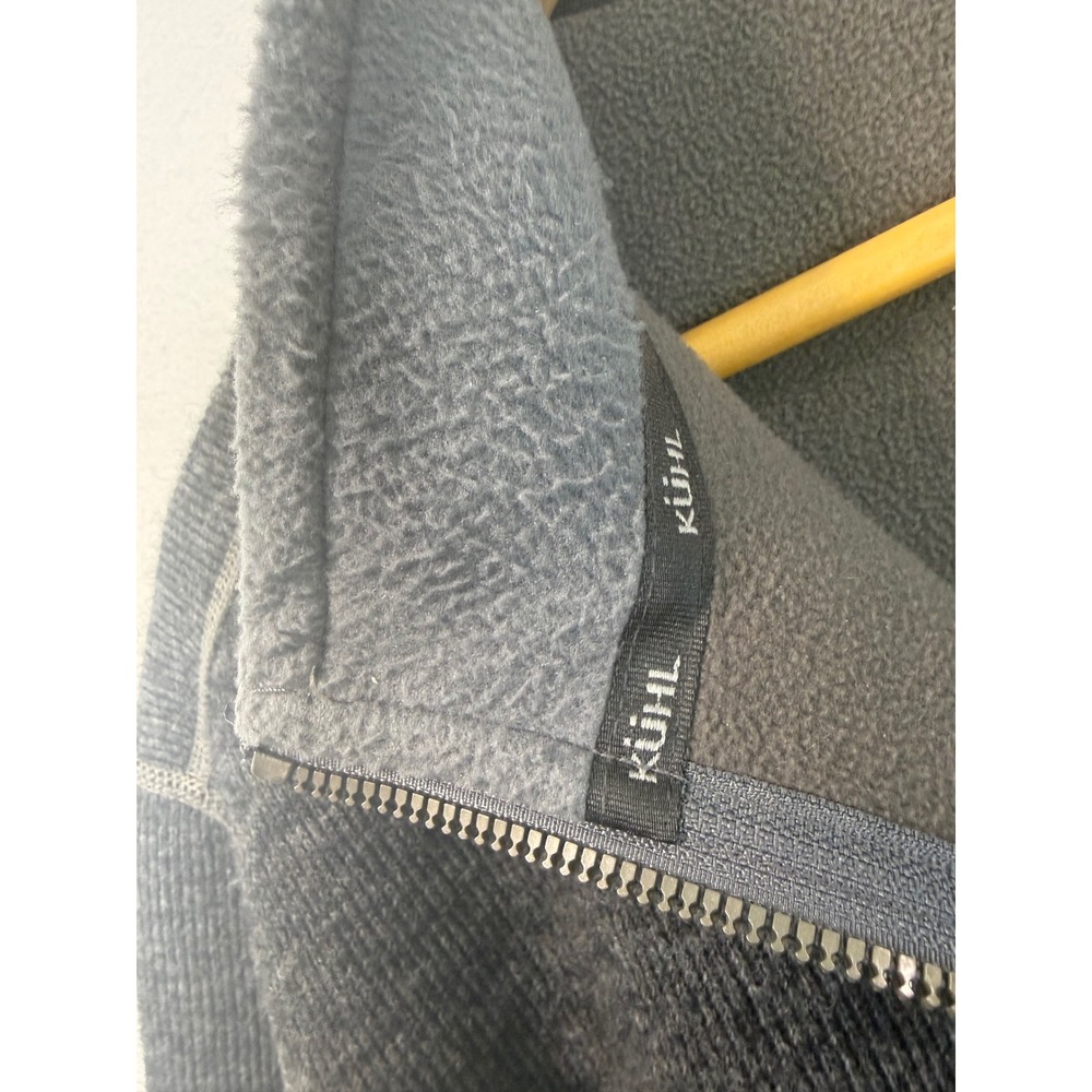 Kuhl ThermoKore Gray 1//4 Zip Sweater Pullover Wool Blend Fleece Outdoors Sz L - Picture 6 of 16